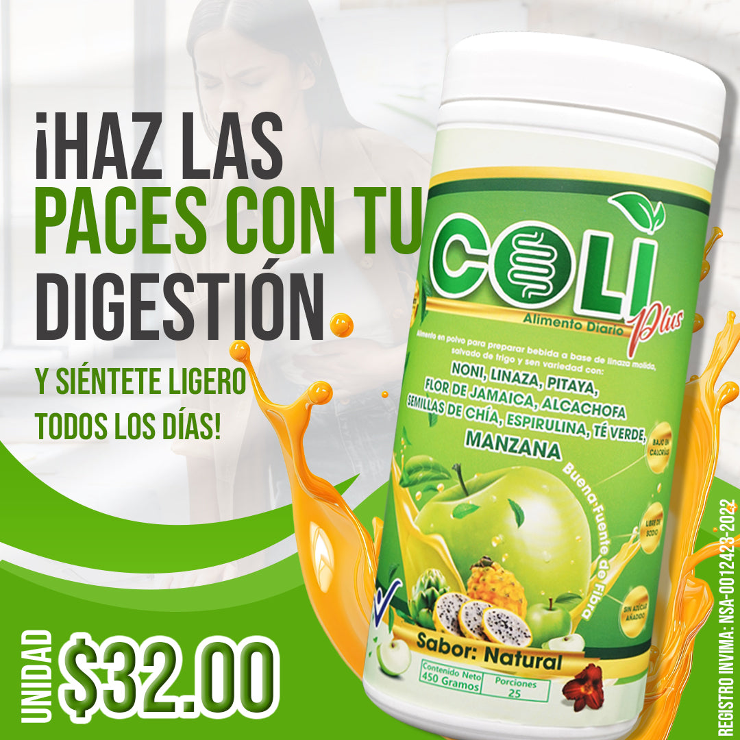 Fibra Coli Plus – Limpia tu Colon y Mejora tu Digestión de Forma Natural